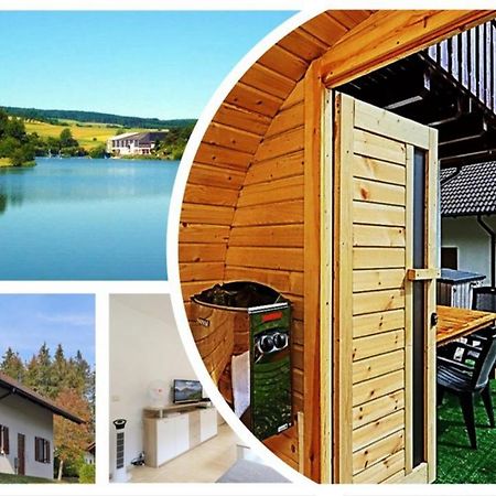 Seepark Kirchheim Ferienhaus Bei Vera Mit Sauna ภายนอก รูปภาพ