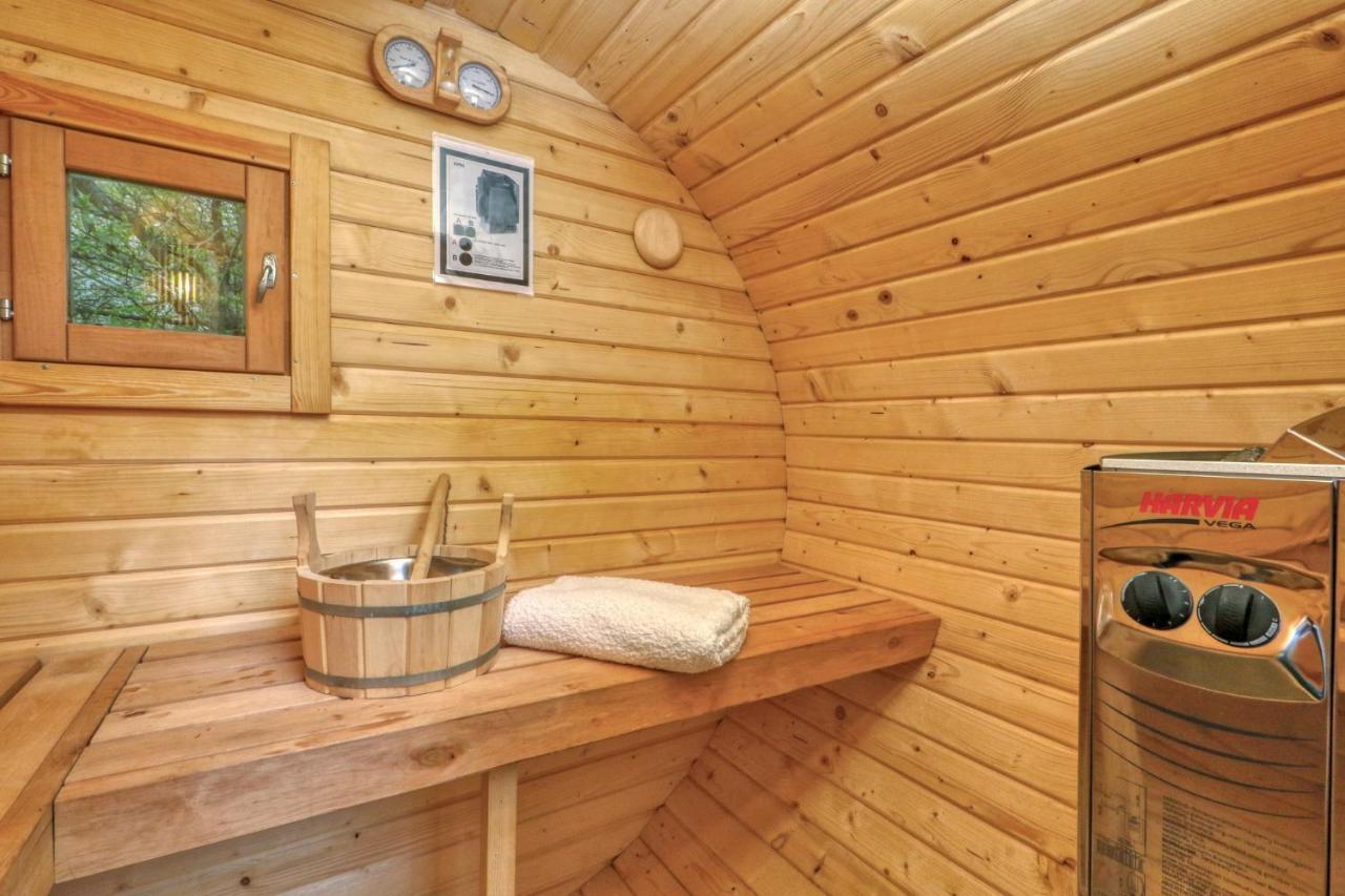 Seepark Kirchheim Ferienhaus Bei Vera Mit Sauna ภายนอก รูปภาพ